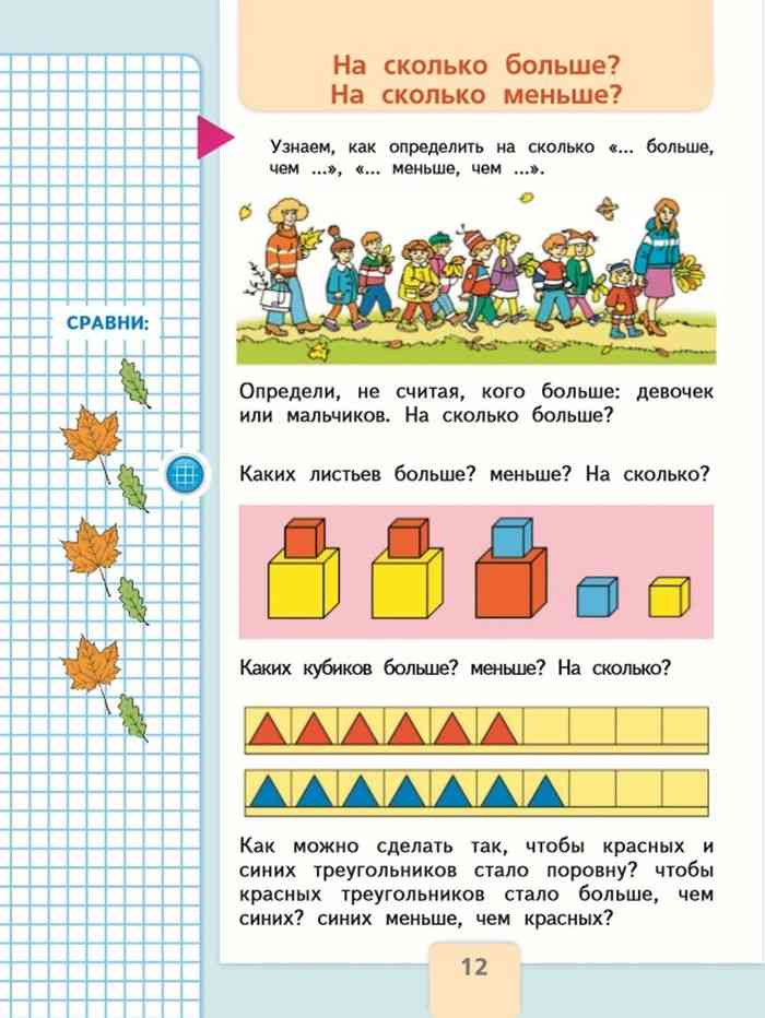Учебник Математика 1 класс Моро Волкова Степанова часть 1 читать онлайн